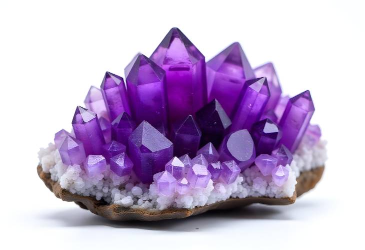 Mesmerizing Amethyst CloseUp of Quartz Crystal Beauty